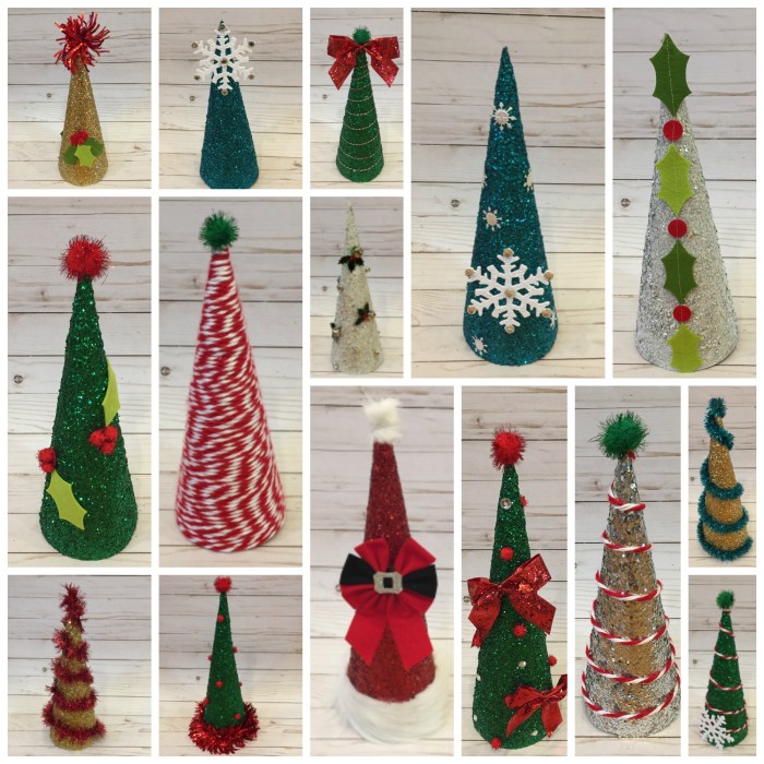 How to make a cone shaped decoration