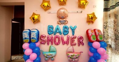 How to make baby shower decoration at home