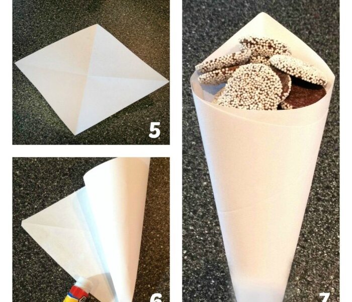 How to make a cone shaped decoration