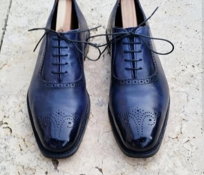 Navy dress shoes mens