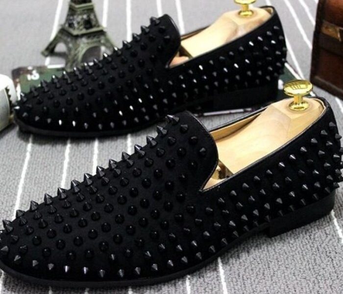 Spike dress shoes men