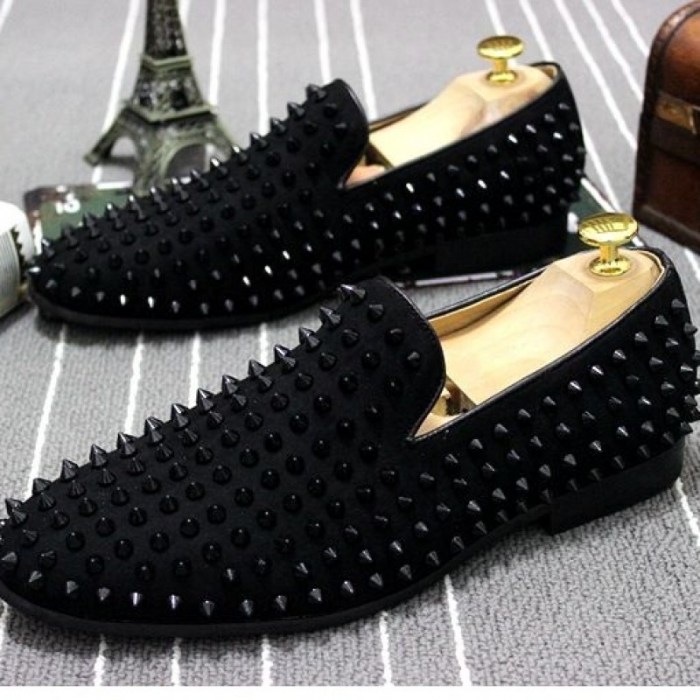 Spike dress shoes men