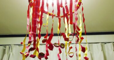 How to decorate a room with streamers