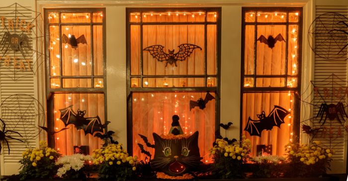 How to decorate windows for halloween