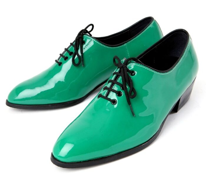 Mens dress shoes green