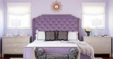 How to decorate pink and purple room