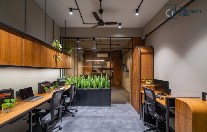 Desain interior kantor sederhana